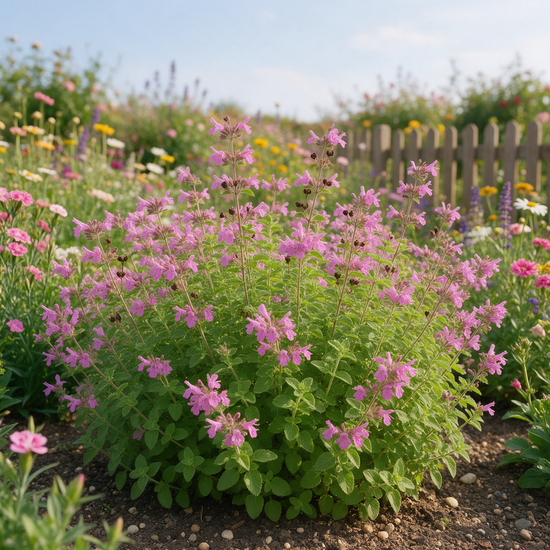 Showy Calamint Clinopodium grandiflorum flowering plant