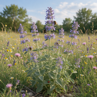 Nepeta tuberosa Catmint garden plant