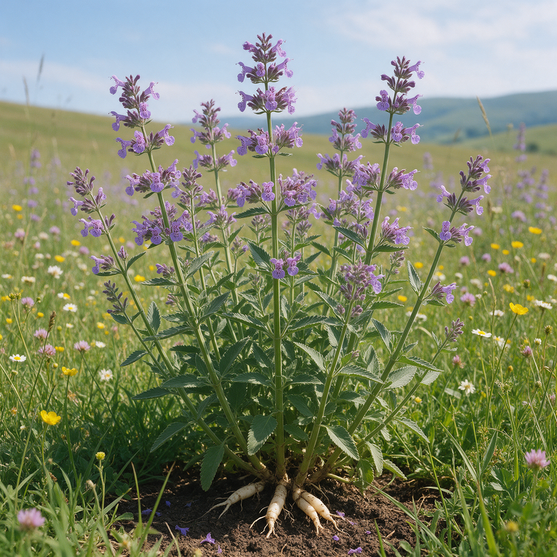 Tuberous Catmint Nepeta tuberosa flower seeds