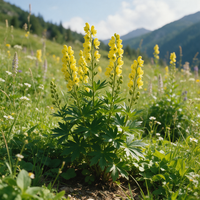 Yellow Wolf’s Bane Aconite (Aconitum lycoctonum vulparia) seeds