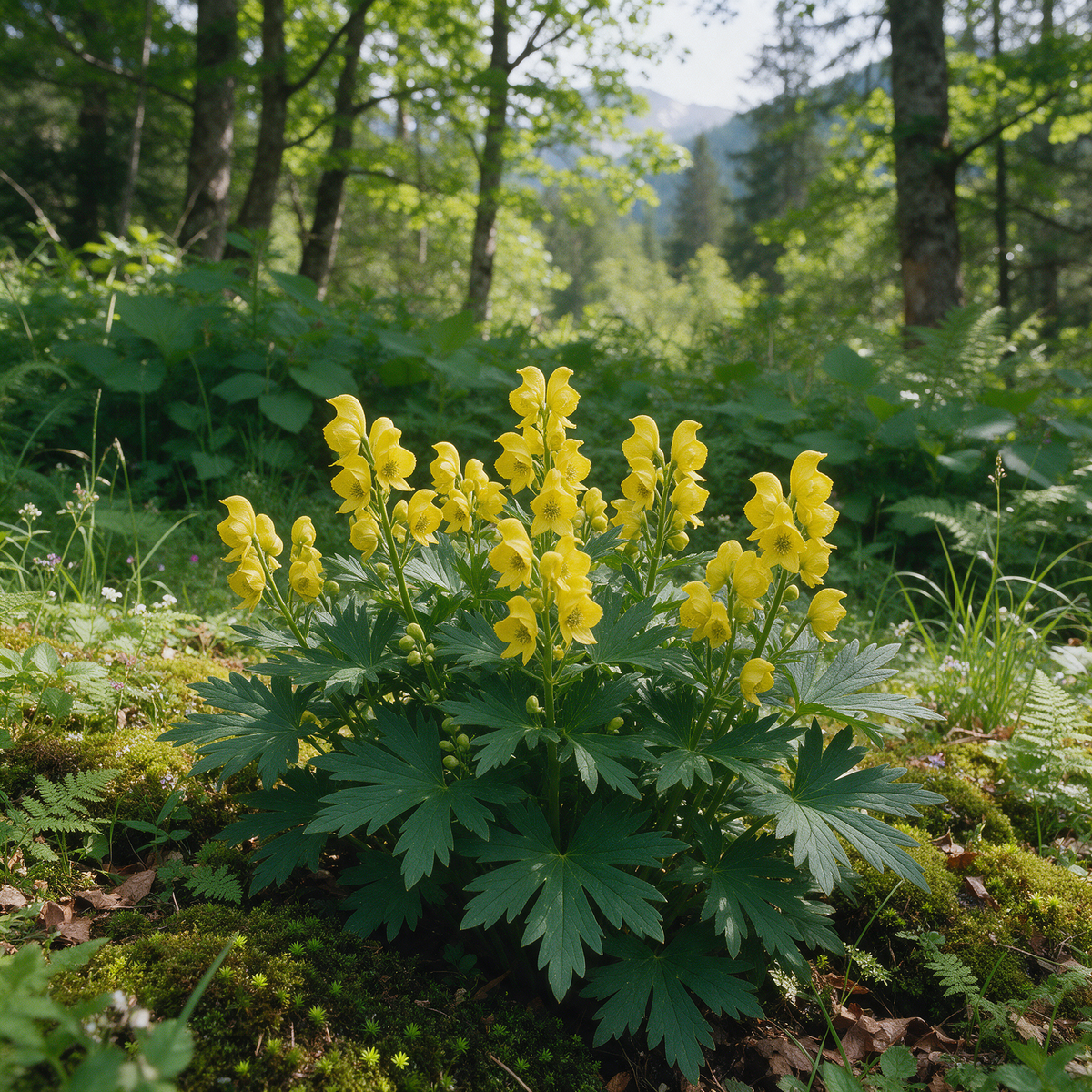 Aconite, Yellow Wolf’s Bane, Aconitum lycoctonum vulparia Seeds