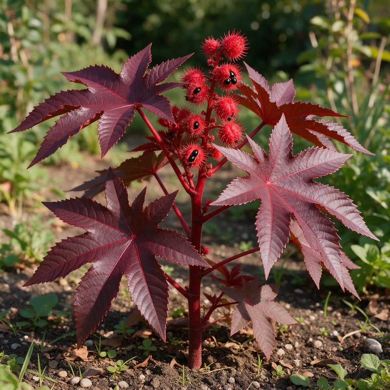 Castor Zanzibar Red Ricinus communis sanguineus seeds