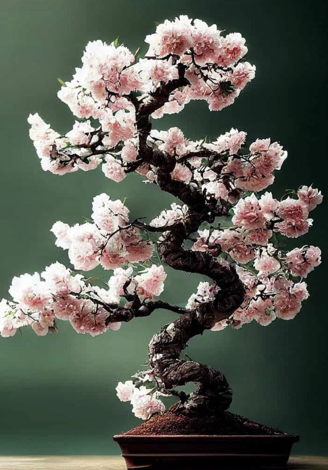 Pink Cherry Blossom Bonsai – Sakura Tree Flower Seeds