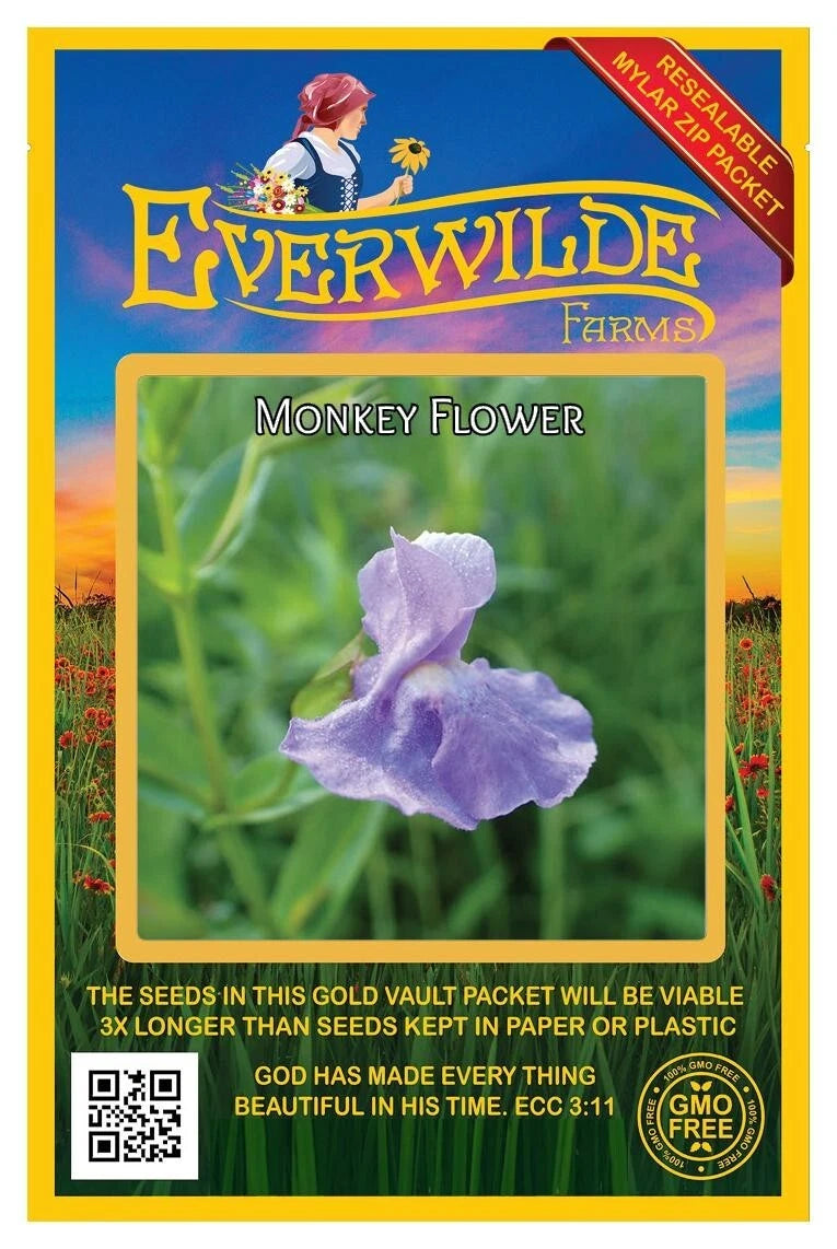 Monkey Flower Colorful Wildflower Garden Seeds